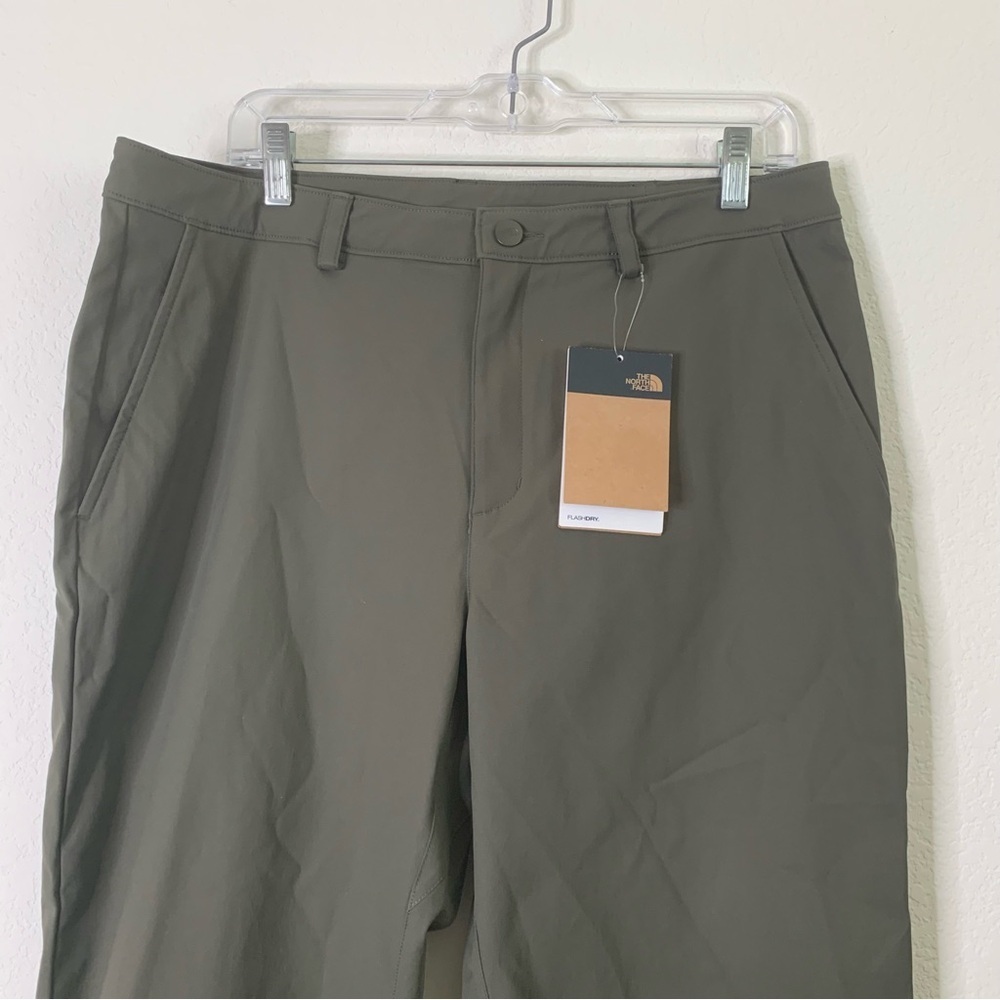 The north face womens taupe green city standard ankle pants 14 NWT - Picture 3 of 12